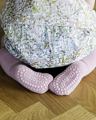 GoBabyGo Calzini Antiscivolo, Rosa Antico - Cotone Calzini
