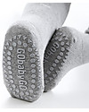 GoBabyGo Collant Antiscivolo per Gattonare, Grigio Melange - Cotone Calze