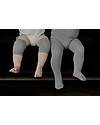 GoBabyGo Collant Antiscivolo per Gattonare, Grigio Melange - Cotone Calze