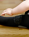 GoBabyGo Collant Antiscivolo per Gattonare, Nero - Cotone Calze