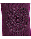 GoBabyGo Collant Antiscivolo per Gattonare, Prugna - Cotone Calze