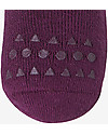 GoBabyGo Collant Antiscivolo per Gattonare, Prugna - Cotone Calze