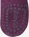 GoBabyGo Collant Antiscivolo per Gattonare, Prugna - Cotone Calze