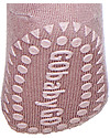 GoBabyGo Collant Antiscivolo per Gattonare, Rosa Antico - Cotone Calze