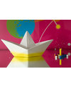 Goodnight Light Lampada Barchetta Origami - Giallo Dip Dye - Basso Consumo Energetico! Lampade da Comodino