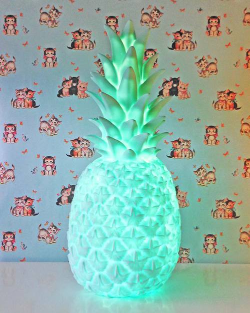 Goodnight Light Lampada Pina Colada - Ananas Verde Menta - Basso Consumo Energetico! Lampade da Comodino