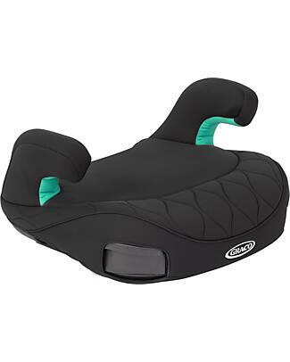 Graco Rialzo Booster Max R129 con Attacchi Isofix - Midnight - Gruppo 2/3 Seggiolini Auto Gruppo 2/3