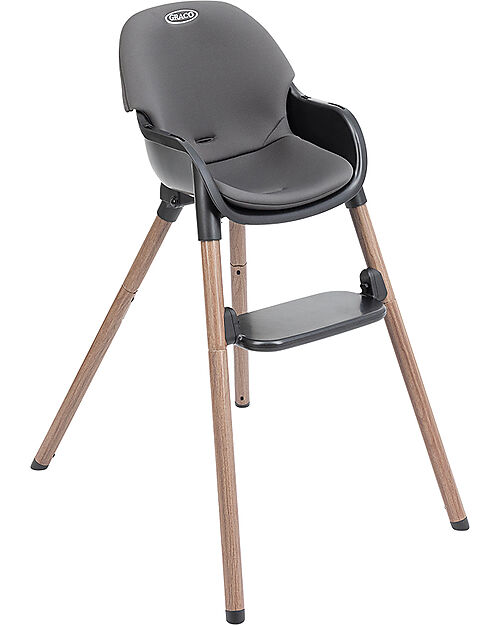 Graco Seggiolone 3in1 Presti - Charcoal - dai 6 mesi ai 6 anni Seggioloni Pappa