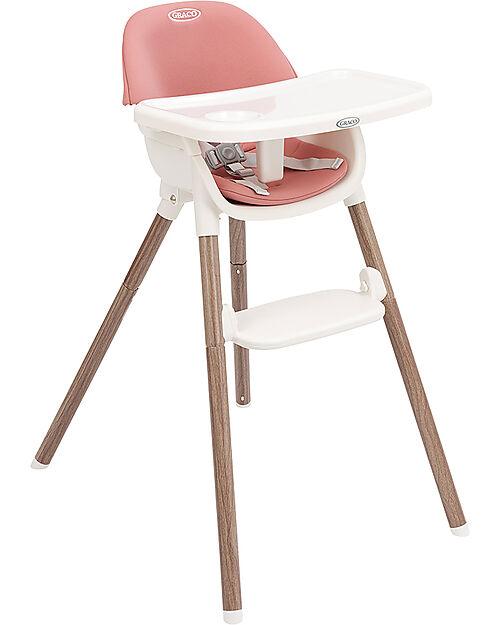 Graco Seggiolone 3in1 Presti - Dusty Rose - dai 6 mesi ai 6 anni Seggioloni Pappa