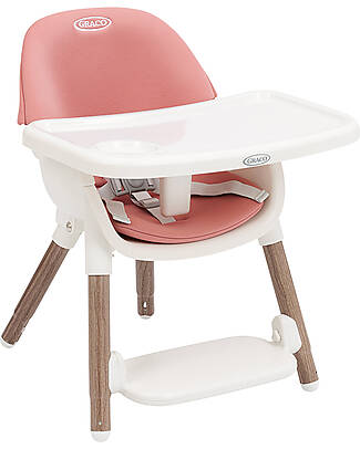 Graco Seggiolone 3in1 Presti - Dusty Rose - dai 6 mesi ai 6 anni Seggioloni Pappa