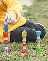 Grapat 12 Maghi Nins con Cappello - Color Arcobaleno - Legno Sostenibile Giochi Montessoriani