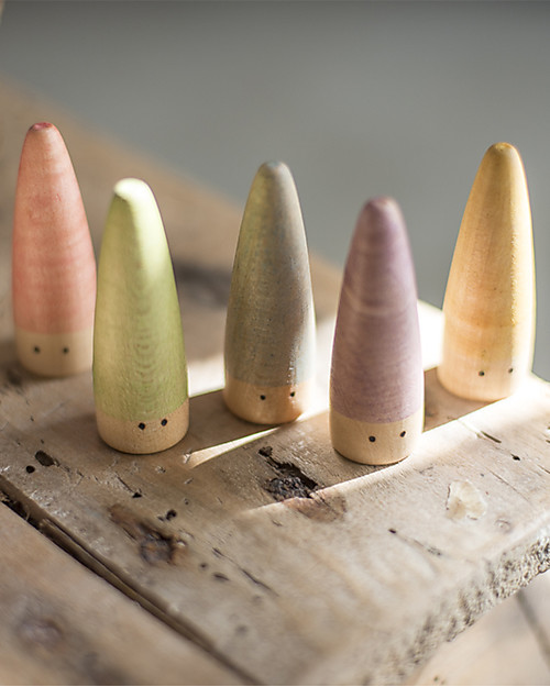 Grapat Bastoncini Versatili - Sei Sfumature di Colore - Legno Sostenibile Giochi Montessoriani