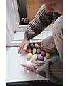 Grapat Mandala Eggs - 12 Pezzi a Forma di Uova - Arcobaleno - Legno Sostenibile Giochi Montessoriani
