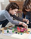 Grapat Omini Nins del Bosco - Color Arcobaleno - Legno Sostenibile Giochi Montessoriani
