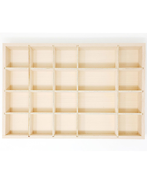 Grapat Organizzatore per Giochi - Legno Naturale e Sostenibile Giochi Montessoriani