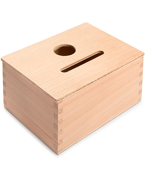 Grapat Permanence Box - Naturale - Ideale per Riordinare i Giochi - Legno Sostenibile Giochi Montessoriani