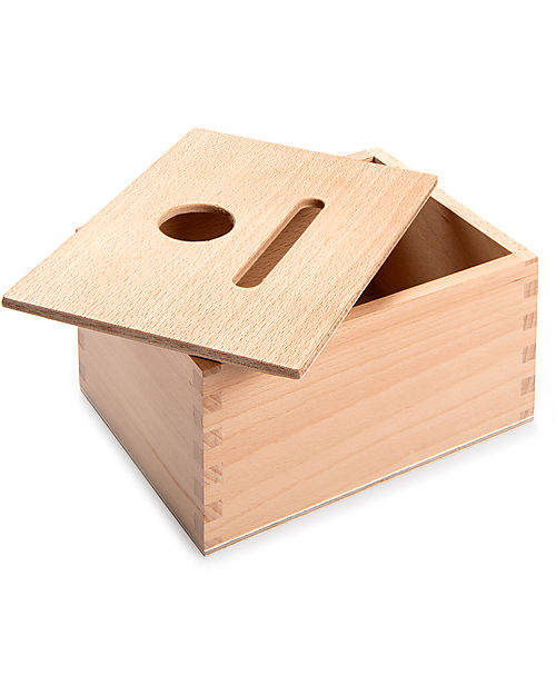 Grapat Permanence Box - Naturale - Ideale per Riordinare i Giochi - Legno Sostenibile Giochi Montessoriani