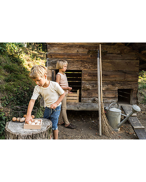 Grapat Scatola in Legno - Naturale - Ideale per Contenere Piccoli Giochi! Contenitori Porta Giochi