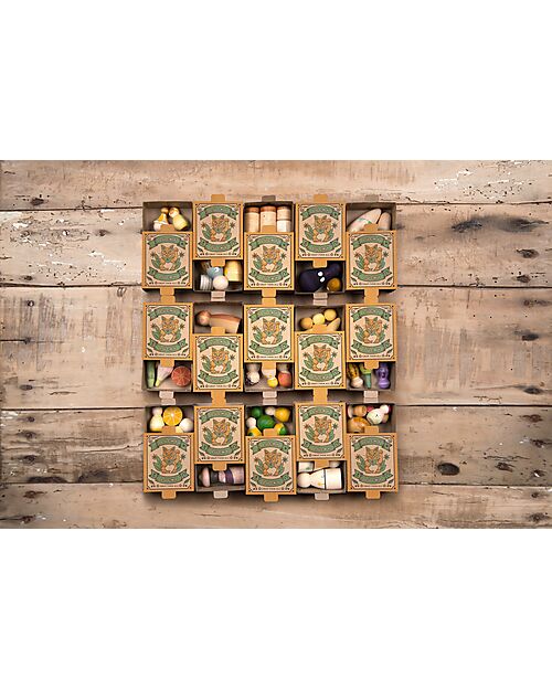 Grapat Scatola Sorpresa Lucky Lucky - Terza Edizione - 15 Set in Legno Sostenibile Giochi Montessoriani