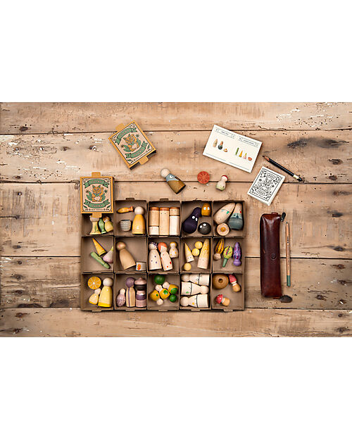 Grapat Scatola Sorpresa Lucky Lucky - Terza Edizione - 15 Set in Legno Sostenibile Giochi Montessoriani