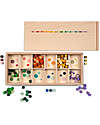 Grapat Set Mis and Match - 400+ piccoli cubi - Legno Sostenibile Giochi Montessoriani
