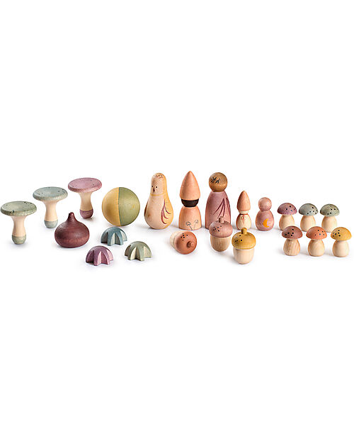 Grapat Set Moonlight - 22 pezzi - Legno Sostenibile Giochi Montessoriani