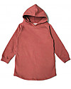 Gray Label Abito Felpato con Cappuccio - Rosso Terracotta - 100% Cotone Bio Morbidissimo! Vestiti_
