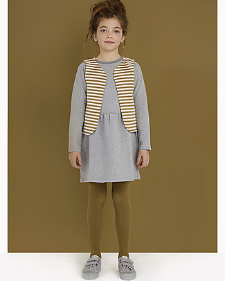 Gray Label Abito in Felpa - Grigio Melange - 100% Cotone Bio Morbidissimo Vestiti_
