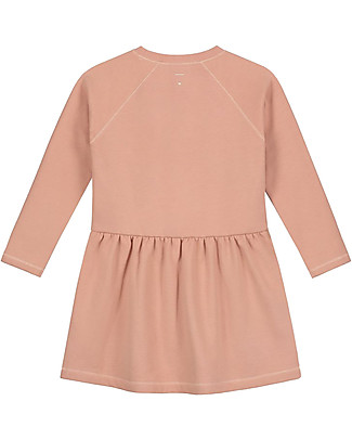 Gray Label Abito in Felpa - Rosa Vintage - 100% Cotone Bio Morbidissimo Vestiti_
