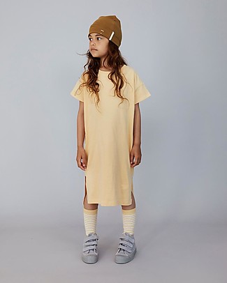 Gray Label Abito T-Shirt - Apricot - 100% Jersey di Cotone Bio GOTS Vestiti_