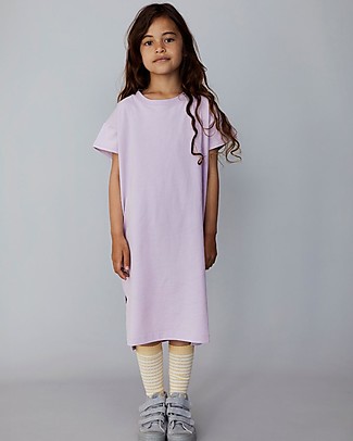 Gray Label Abito T-Shirt - Purple Haze - 100% Jersey di Cotone Bio GOTS Vestiti_