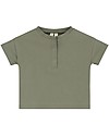 Gray Label Baby T-Shirt Maniche Corte Henley - Moss Maglie Manica Lunga