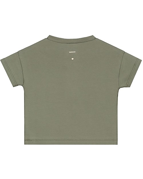 Gray Label Baby T-Shirt Maniche Corte Henley - Moss Maglie Manica Lunga