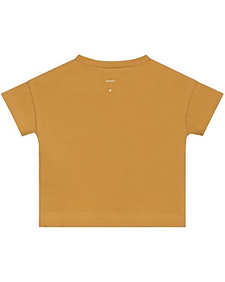 Gray Label Baby T-Shirt Maniche Corte Henley - Mustard Maglie Manica Lunga