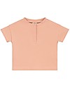 Gray Label Baby T-Shirt Maniche Corte Henley - Rustic Clay Maglie Manica Lunga