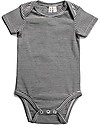 Gray Label Body Manica Corta, Righe Bianco/Nero - Cotone Bio Body Manica Corta