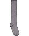 Gray Label Calzini Lunghi a Costine, Grigio - Cotone bio elasticizzato Calzini