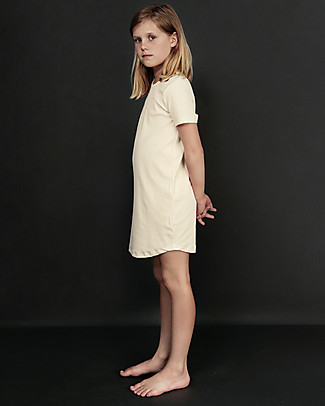 Gray Label Camicia da Notte Bimba - Crema - Cotone bio Camicie da Notte