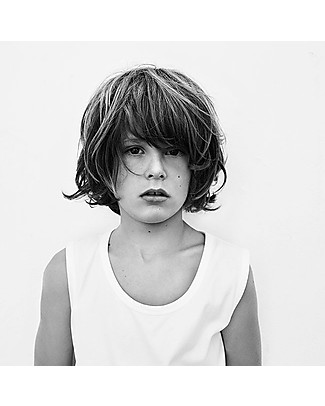 Gray Label Canotta Spalle Larghe con Bordo Arrotondato, Bianco (12-24 mesi) - 100% cotone bio T-Shirt e Canotte