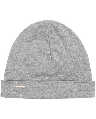 Gray Label Cappellino Neonati, Grey Melange - Cotone bio morbidissimo Cappelli