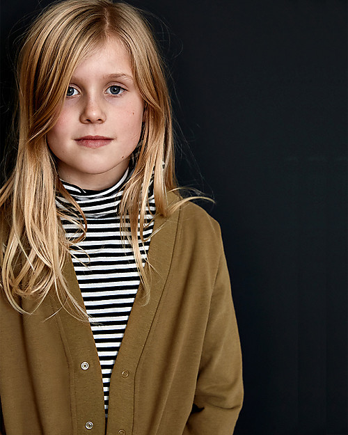 Gray Label Cardigan Felpato - Nocciola - Cotone Bio Cardigan