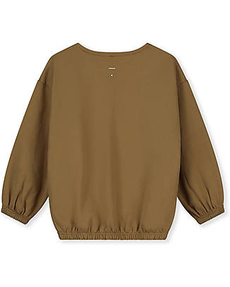 Gray Label Cardigan Puffy - Nocciola - 100% Felpa di Cotone Bio GOTS Cardigan