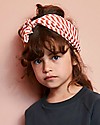 Gray Label Fascia per Capelli Bimba a Righe, Faded Red/Off White - 100% cotone bio Accessori per Capelli