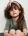 Gray Label Fascia per Capelli Bimba a Righe, Faded Red/Off White - 100% cotone bio Accessori per Capelli