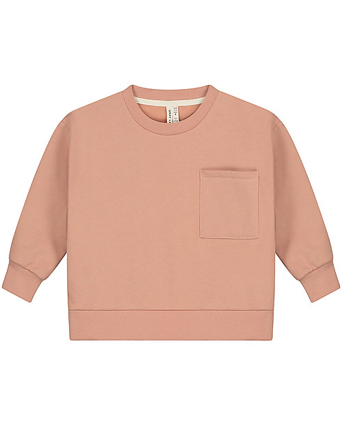 Gray Label Felpa con Taschino, Rustic Clay - 100% Cotone Bio Morbidissimo! Felpe