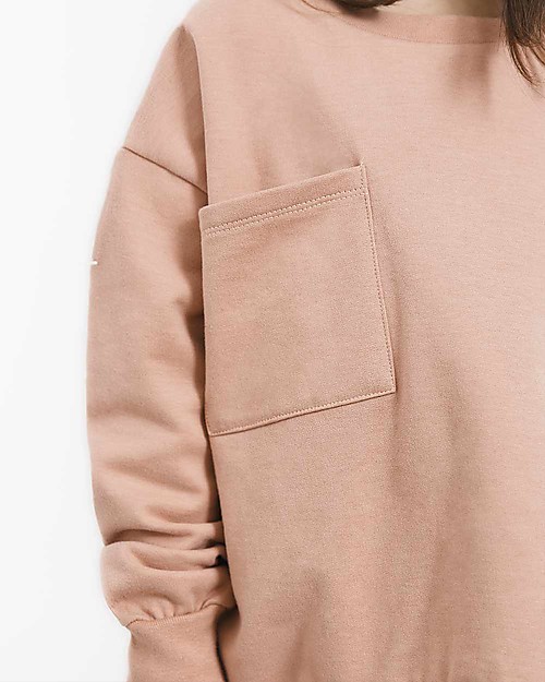 Gray Label Felpa con Taschino, Rustic Clay - 100% Cotone Bio Morbidissimo! Felpe