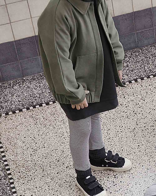 Gray Label Giacca con Colletto, Salvia - 100% Felpa di Cotone Biologico Giacche