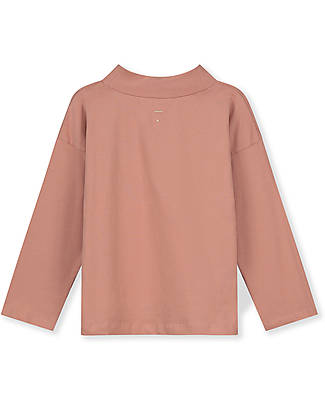 Gray Label Maglia a Collo Alto - Rosa Antico - 100% Cotone Bio GOTS Maglie Manica Lunga