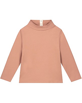 Gray Label Maglia a Collo Alto - Rustic Clay - 100% Cotone Bio Maglie Manica Lunga