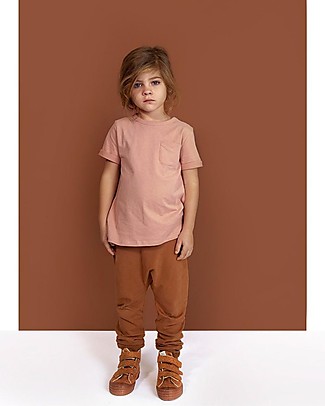 Gray Label Maglia a Manica Corta - Rustic Clay - 100% Jersey di Cotone Bio GOTS T-shirt